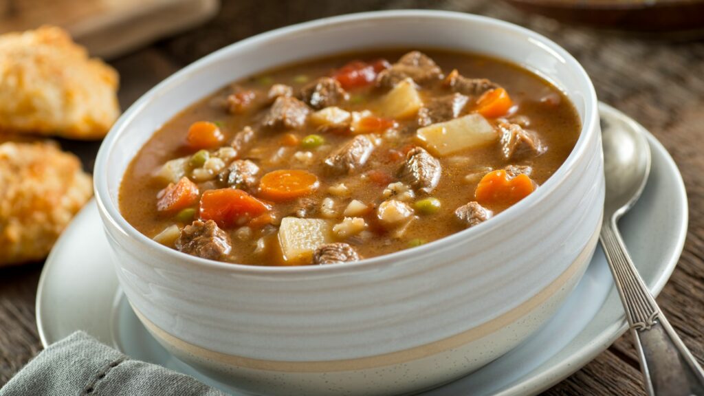 hearty beef and barley soup